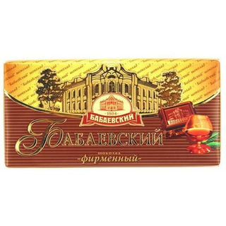 Шоколад Бабаевский тёмный фирменный 90г